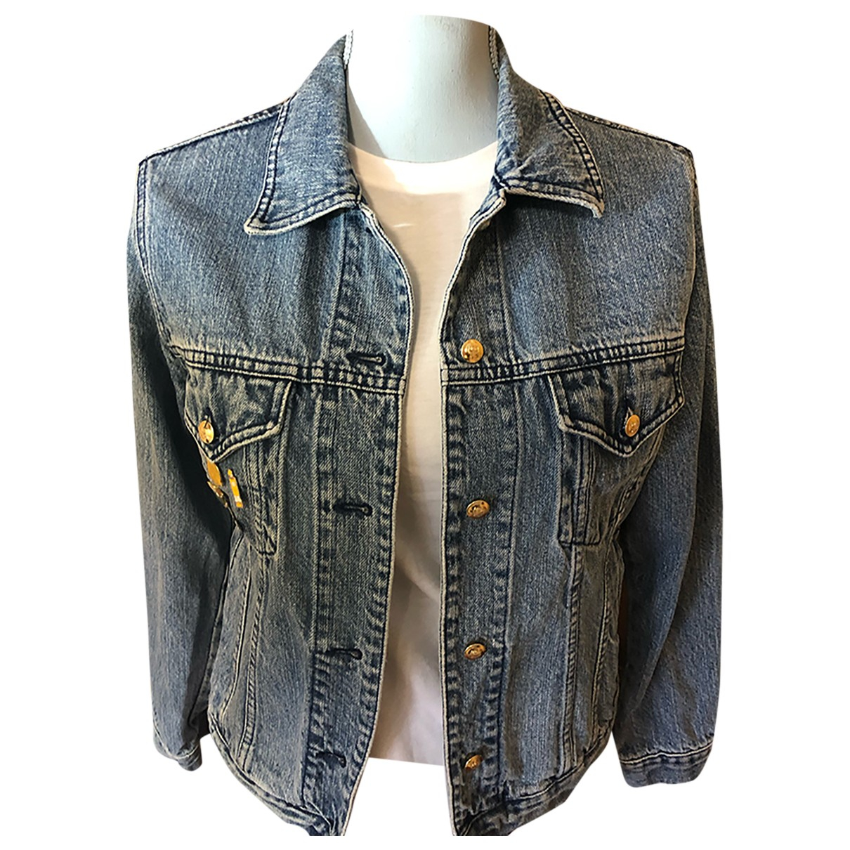 Jacket MCM Blue size S International in 